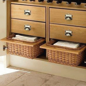 Outdoor kitchen basket frame iron bunai Rattan - Wicker - PVC+ 🪵